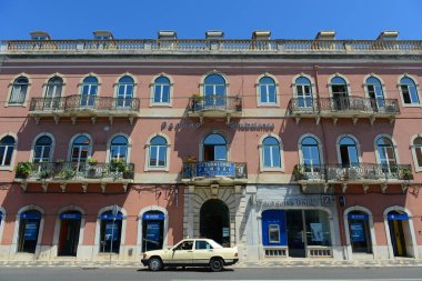 Portekiz, Lizbon 'un Belem ilçesinde Rua de Belem 28' de bulunan tarihi Pensao Residencial Setubalense Oteli. 