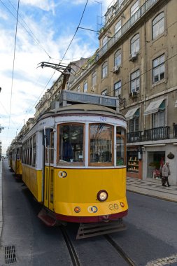 Portekiz, Lizbon 'un Baixa ilçesindeki Rua da Praia Caddesi, 25. Antik Tramvay Yolu..