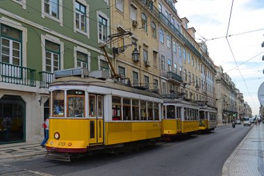 Portekiz, Lizbon 'un Baixa ilçesindeki Rua da Praia Caddesi, 25. Antik Tramvay Yolu..
