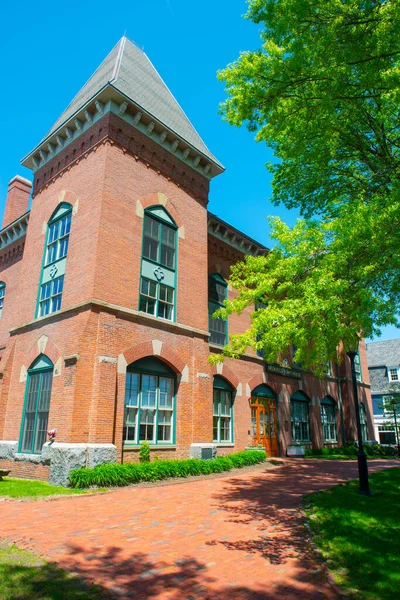 Rathaus Der Main Street Stadtzentrum Von Medfield Boston Metro West — Stockfoto