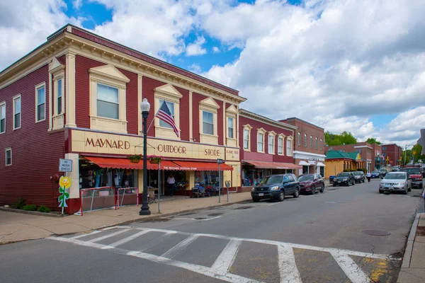 Bâtiment Commercial Historique Sur Nason Street Près Main Street Dans — Photo