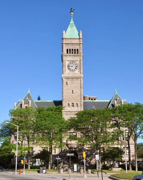 Lowell City Hall Richardsonian Romanesque Style Located 375 Merrimack Street — Stock Photo, Image