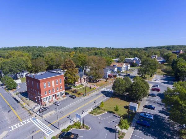 Ashland Şehir Merkezi Hava Manzarası Ashland Massachusetts Abd Deki Federal — Stok fotoğraf