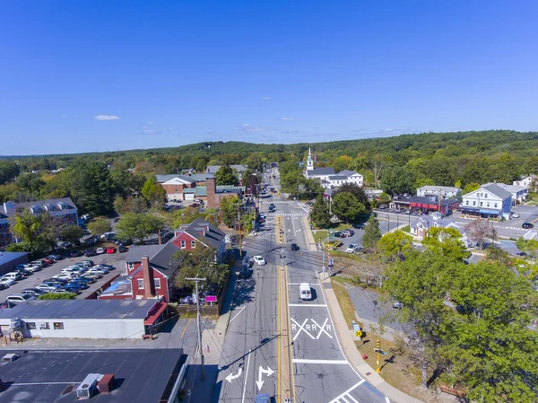 Ashland Şehir Merkezi Hava Manzarası Ashland Massachusetts Abd Deki Federal — Stok fotoğraf