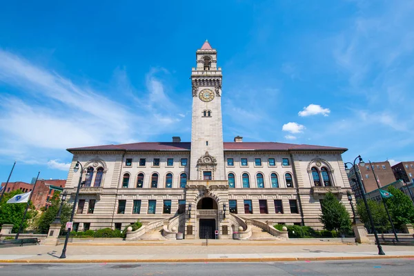 Worcester City Hall 455 Main Street Centro Worcester Massachusetts Eua — Fotografia de Stock