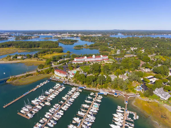 Wentworth Sea Adlı Tarihi Büyük Otelin Havadan Görünüşü New Hampshire — Stok fotoğraf