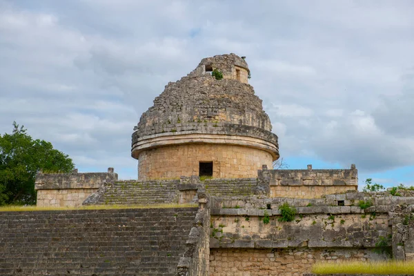Observatorio Caracol Centro Del Sitio Arqueológico Chichén Itzá Yucatán México — Foto de Stock