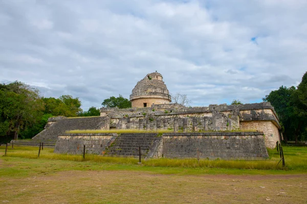 Osservatorio Caracol Centro Del Sito Archeologico Chichen Itza Yucatan Messico — Foto Stock