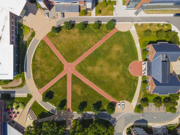 Top View Worcester Polytechnic Institute Wpi Main Campus Quad City — Stockfoto