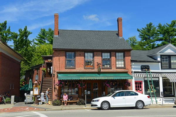 Historic Buildings Main Street Historic Center Concord Massachusetts États Unis — Photo