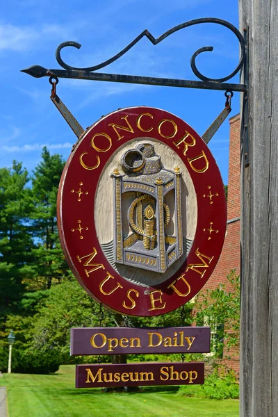 Concord Museum Centro Histórico Concord Massachusetts Eua — Fotografia de Stock
