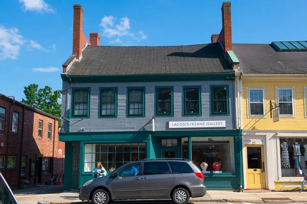 Historic Buildings Main Street Historic Center Concord Massachusetts États Unis — Photo