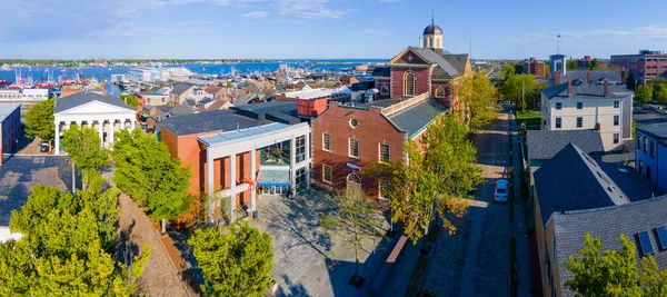 Vista Aérea Del Edificio Del New Bedford Whaling Museum New — Foto de Stock