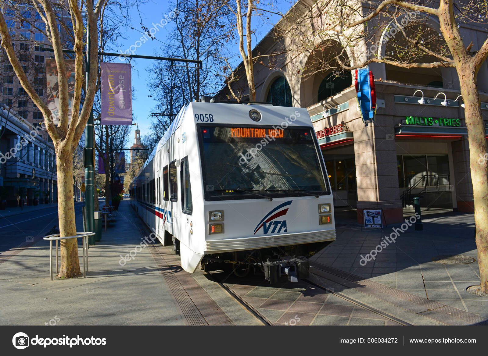 Santa Clara Valley Transportation Authority Vta Light Rail San