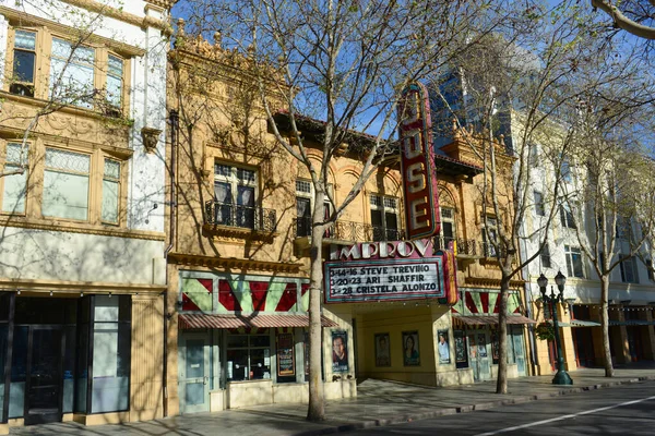 San Jose Improv Theater Στο 2Nd Street Χτίστηκε 1904 Και — Φωτογραφία Αρχείου