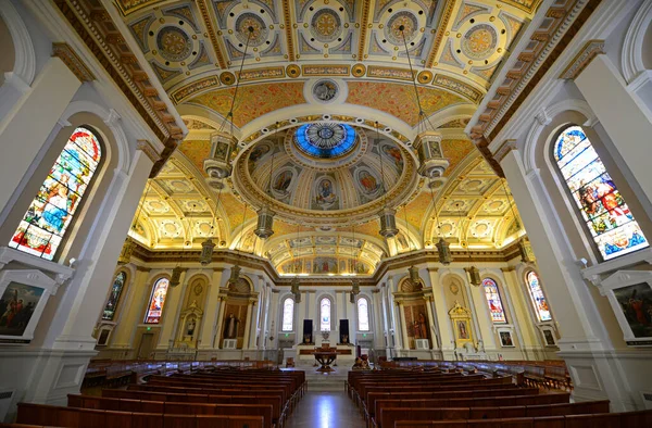 Interior Catedral San José Basílica San José Fue Construida 1885 —  Fotos de Stock
