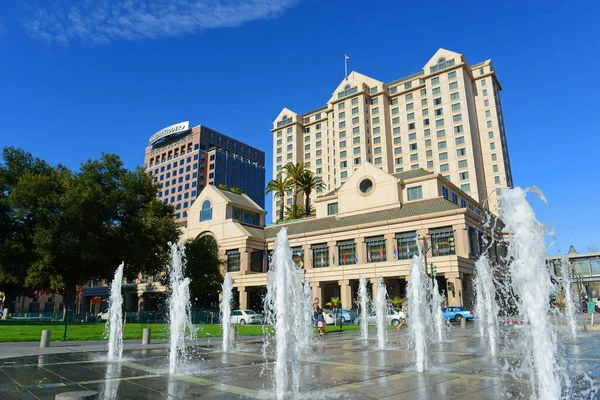 Fairmont Hotel San Jose 170 Market Street Market Square Centrul — Fotografie, imagine de stoc