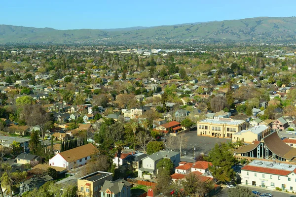 Veduta Aerea Del Centro Storico San Jose Del Paesaggio Residenziale — Foto Stock