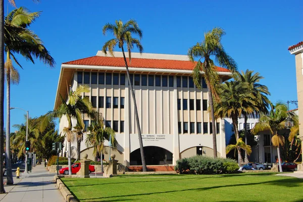 Santa Barbara County Administration Building 105 Anapamu Street Historiska Centrum — Stockfoto