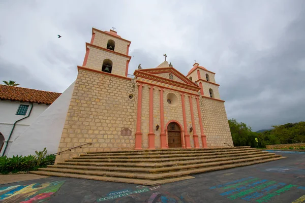 Old Mission Santa Barbara Una Misión Estilo Colonial Española Construida — Foto de Stock