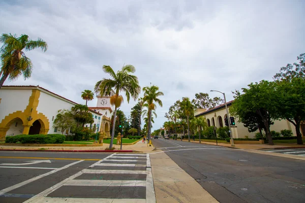 Palazzo Giustizia Della Contea Santa Barbara Edificio Stile Colonial Revival — Foto Stock