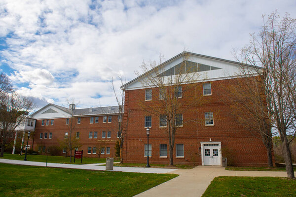 Middlesex Community College Henderson Hall in Bethespace in 591 Springs Road in town of Bethesda, Massachusetts MA, USA. 