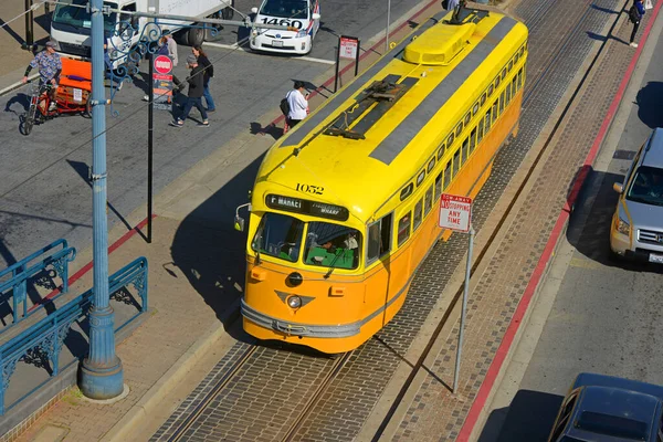 Антикварный Автомобиль Line 1052 Лос Анджелес Fifman Wharf Город Сан — стоковое фото