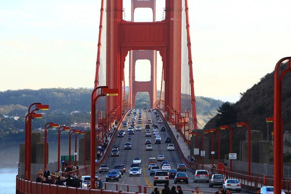 Golden Gate Bridge Golden Gate Bridge View Vista Point City — Zdjęcie stockowe