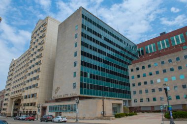 Lansing Belediye Binası Michigan Eyalet Meclisi 'nin yanındaki 124 W Michigan Bulvarı, Lansing, Michigan MI, ABD. 