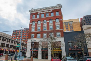 Hollister Binası 134 S Washington Meydanı, tarihi şehir merkezi, Lansing, Michigan MI, ABD. 