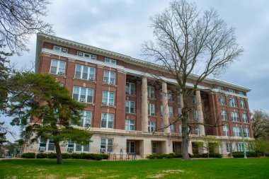 Michigan Eyalet Üniversitesi 'ndeki Tarım Salonu, Doğu Lansing, Michigan MI, ABD. Tarım Salonu, Tarım ve Tabii Kaynaklar Koleji 'nin evidir.. 