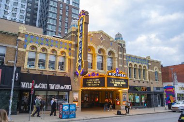 Michigan Tiyatrosu 603 E Liberty Caddesi Michigan Üniversitesi tarihi Ann Arbor, Michigan MI, ABD. 