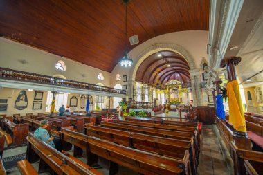 Bridgetown, Barbados 'un tarihi şehir merkezinde St. Michael' s Katedrali. Tarihi Bridgetown ve Garnizonu 2011 yılından bu yana UNESCO 'nun Dünya Mirasları Alanıdır..