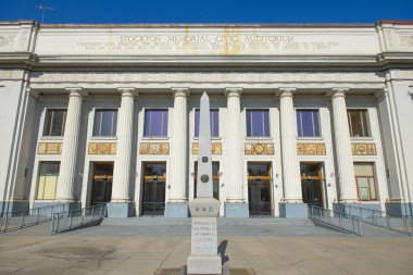Stockton Memorial Oditoryumu 525 N Center Caddesi, tarihi Stockton, California CA, ABD.