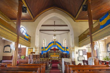 St. John Kilisesi Kilisesi Saint John Parish, Barbados 'daki Church View köyünde..