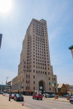 PNC Bank Binası Toledo şehir merkezindeki 405 Madison Bulvarı, Ohio OH, ABD. Bu bina 1929 'da inşa edilmiş ve o zamanlar Ohio Bankası olarak biliniyormuş..