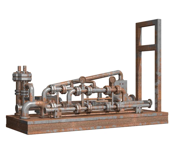 Industrielle Ausrüstung.3D-Rendering — Stockfoto