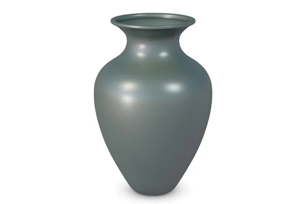 Keramische vaas op witte background.3d Rendering — Stockfoto