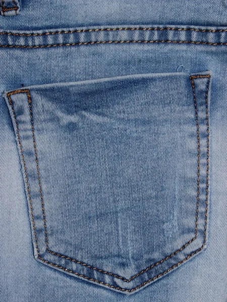 Bolsillos azules jeans, textura — Foto de Stock