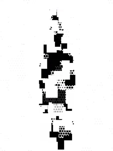 Геометрический Плакат Черно Белый Абстрактный Минимализм Абстрактный Графический Фон Текстура — стоковое фото