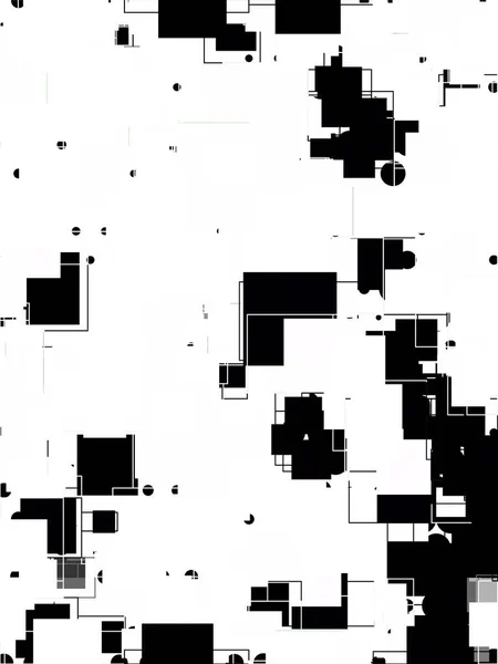 Black White Abstract Minimalism Geomepete Artwork Poster Abstract Graphical Painting — 스톡 사진