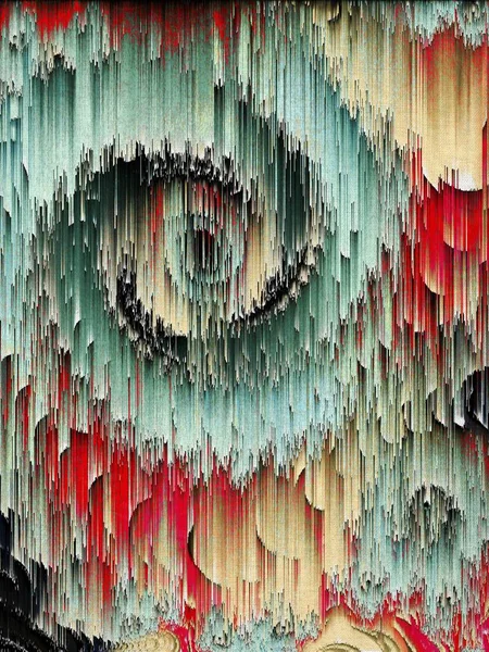 Pintura Abstrata Gráfica Textura Fundo Arte Pintura Cartaz Geométrico Colorido — Fotografia de Stock