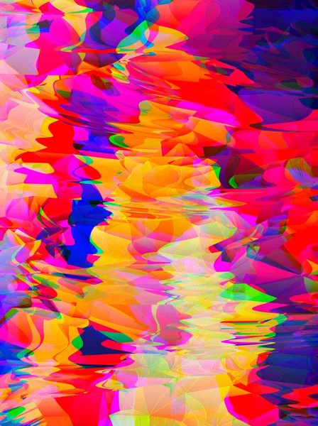 Graficzne Abstrakcyjne Malarstwo Artystyczne Tekstura Tła Abstrakcyjne Kolorowe Geometryczne Plakat — Zdjęcie stockowe