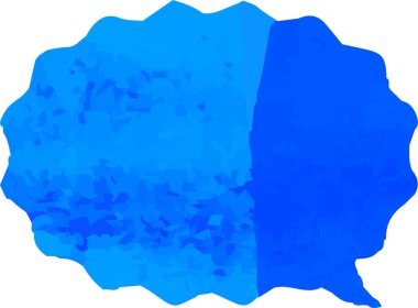 Bu Soğuk Suluboya benzeri çizgi film konuşma balonunun bir çizimi. 