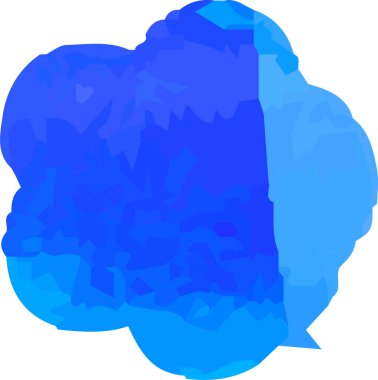 Bu Soğuk Suluboya benzeri çizgi film konuşma balonunun bir çizimi. 