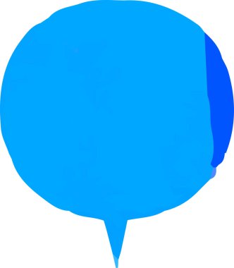 Bu Soğuk Suluboya benzeri çizgi film konuşma balonunun bir çizimi. 