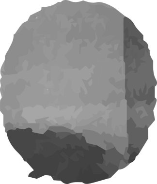 Bu tek renkli suluboya çizgi film konuşma balonunun bir çizimi.