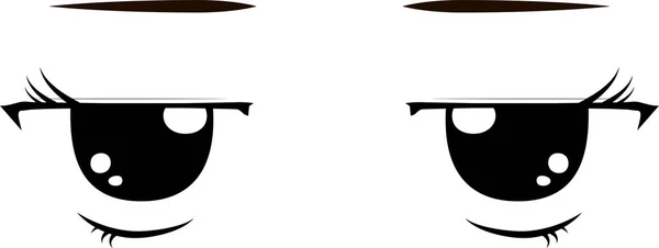 This is a illustration of Cute anime-style eyes in normal times