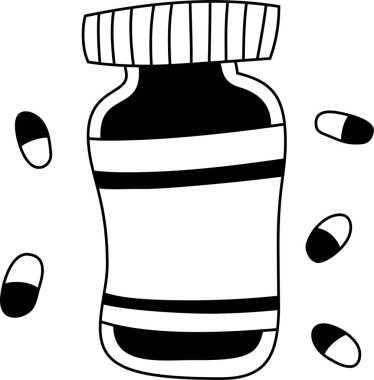 Bu Monokrom virüsü önleyici aşının bir çizimi. 