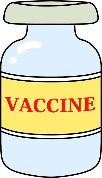 Иллюстрация Вирусной Превентивной Вакцины — стоковый вектор